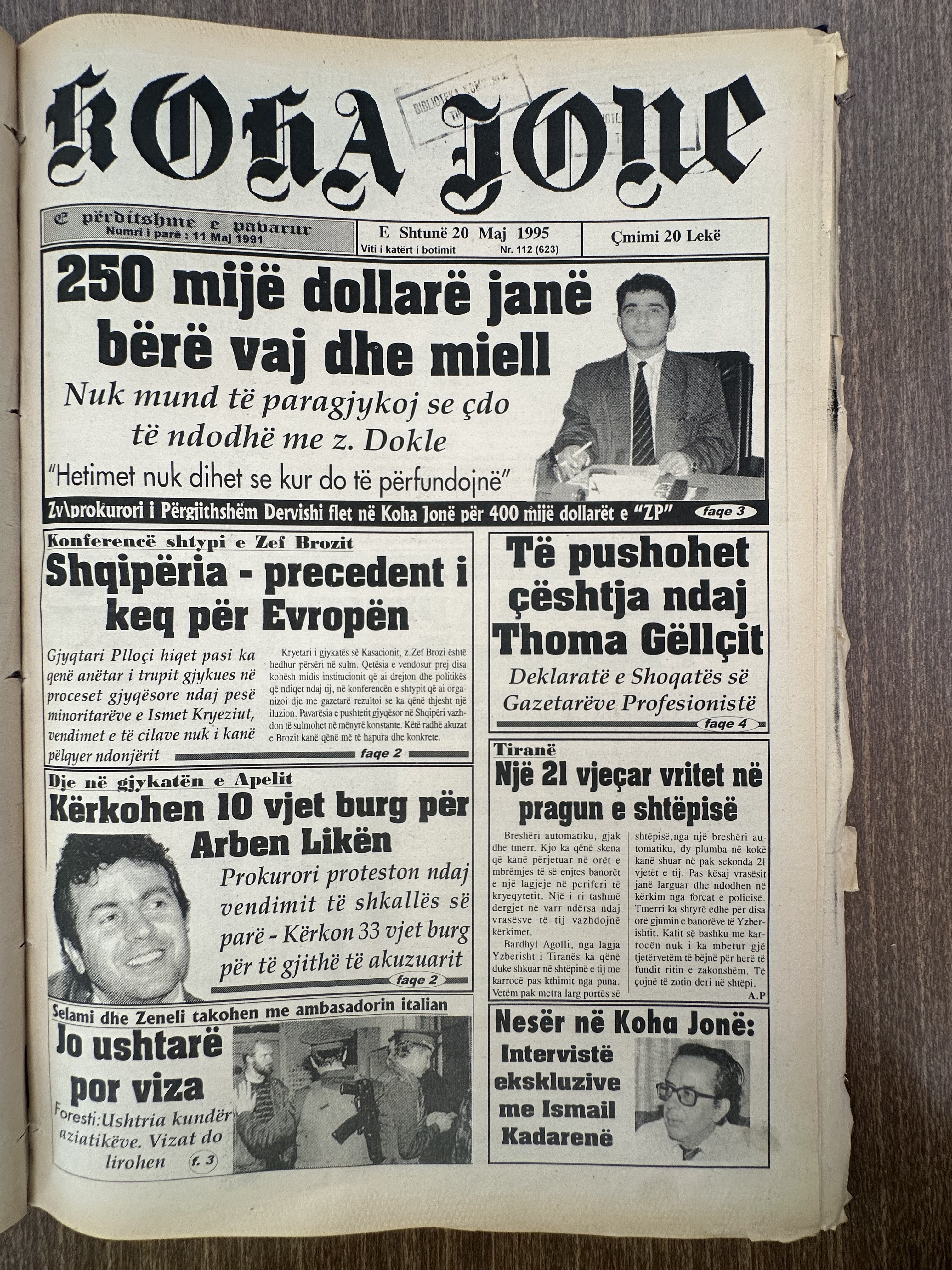 Koha Jonë 1995-05-20
